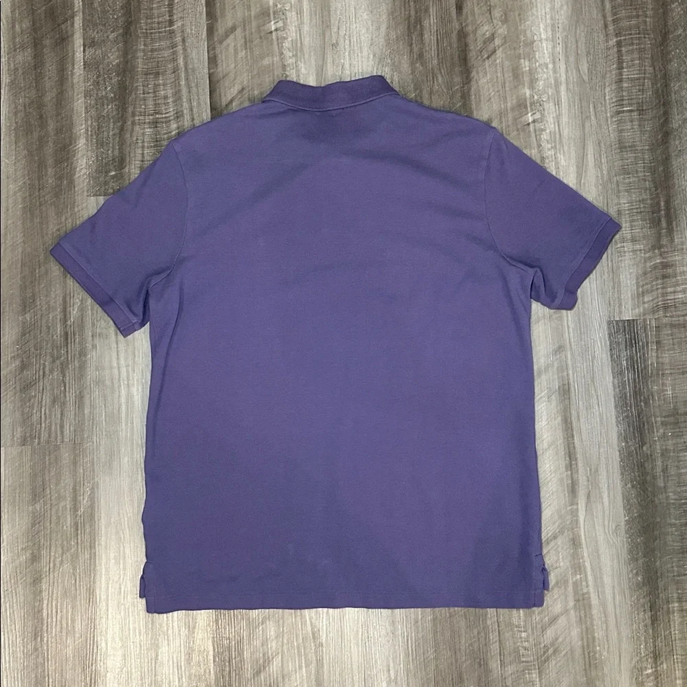 Polo Ralph Lauren Classic Fit Knit Purple Polo - Large
